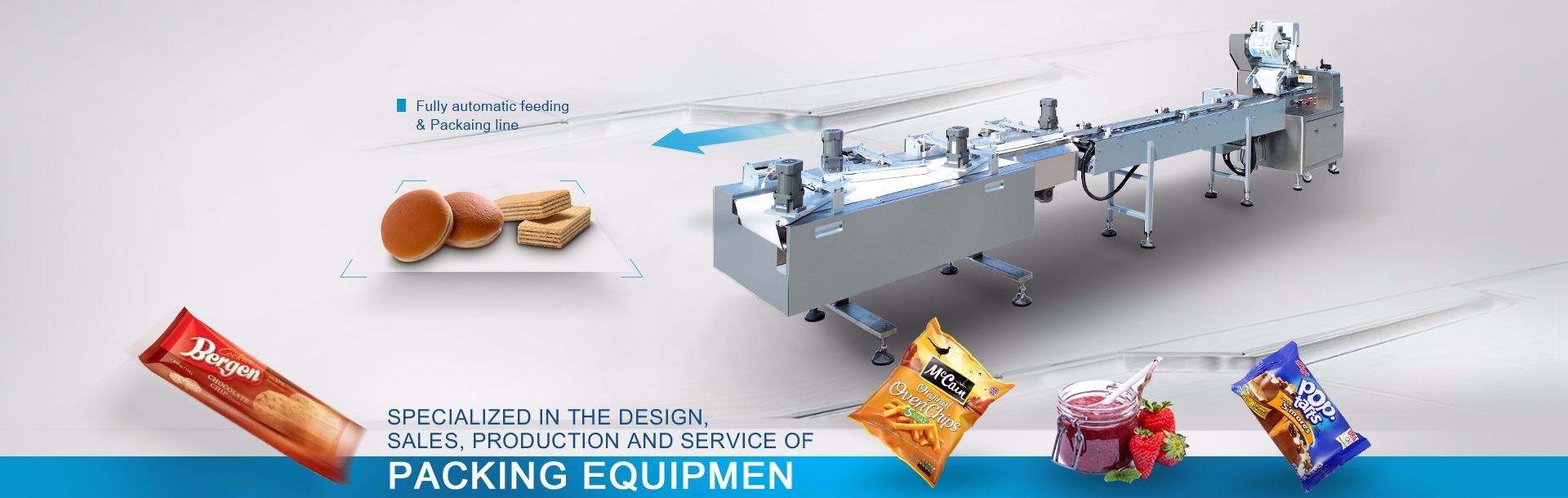 high speed feeding packing line