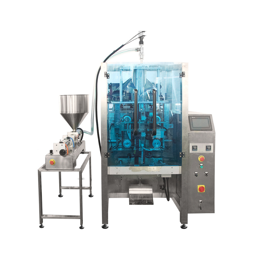 Stop Foam & Bubbles from Ruining Seals &ndash; Vertical FFS machine with Gentle Pump & Anti-Foam Nozzle